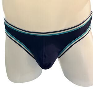 Andrew Christian Racer Bikini Blue Medium